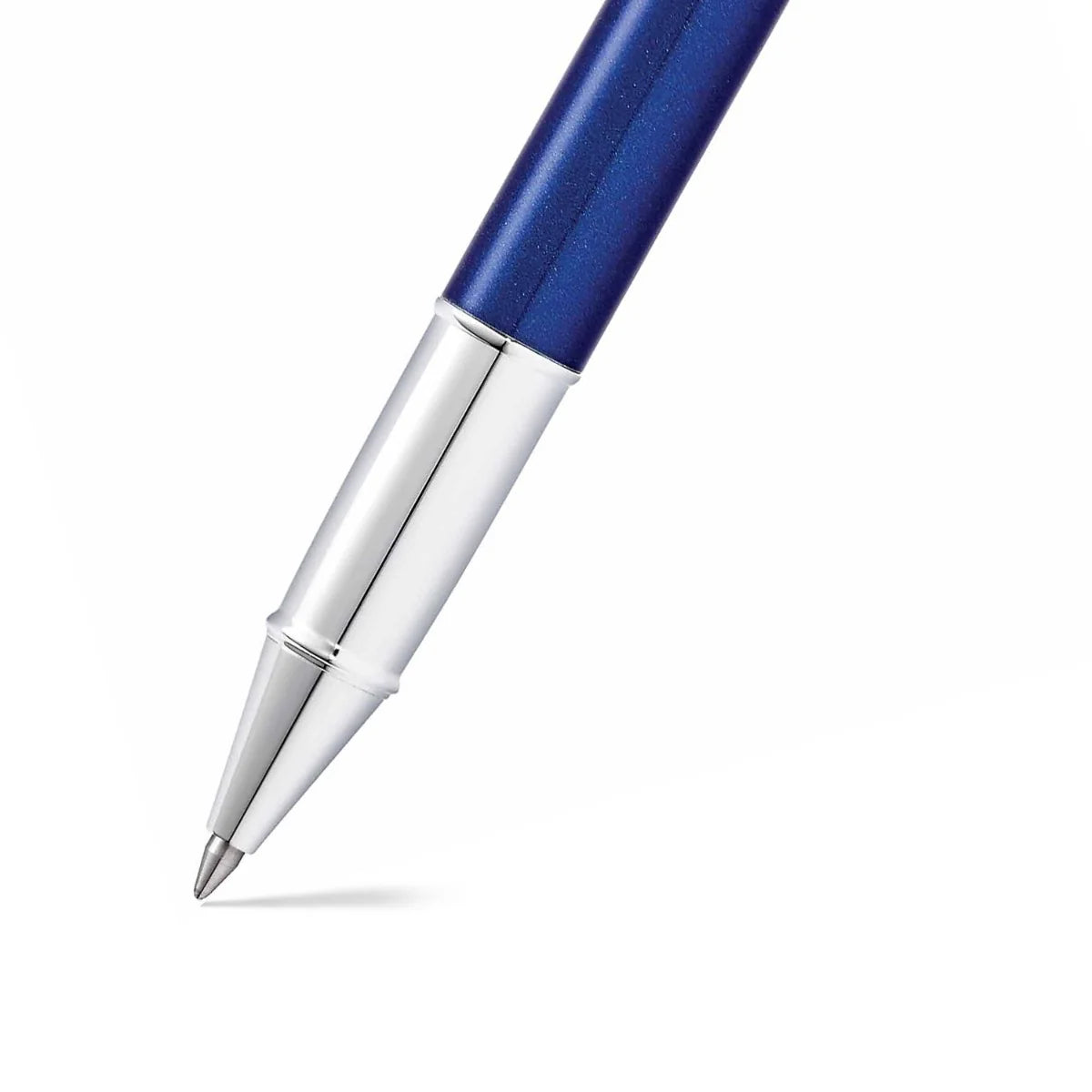 Sheaffer 100 Rollerball Pen Blue and Brushed Chrome