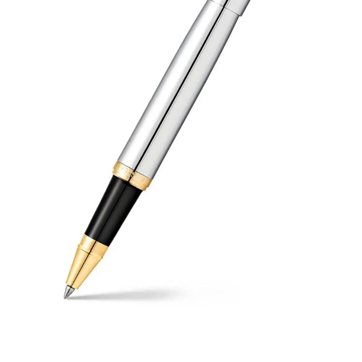 Sheaffer VFM Rollerball Pen Chrome With Gold Trim
