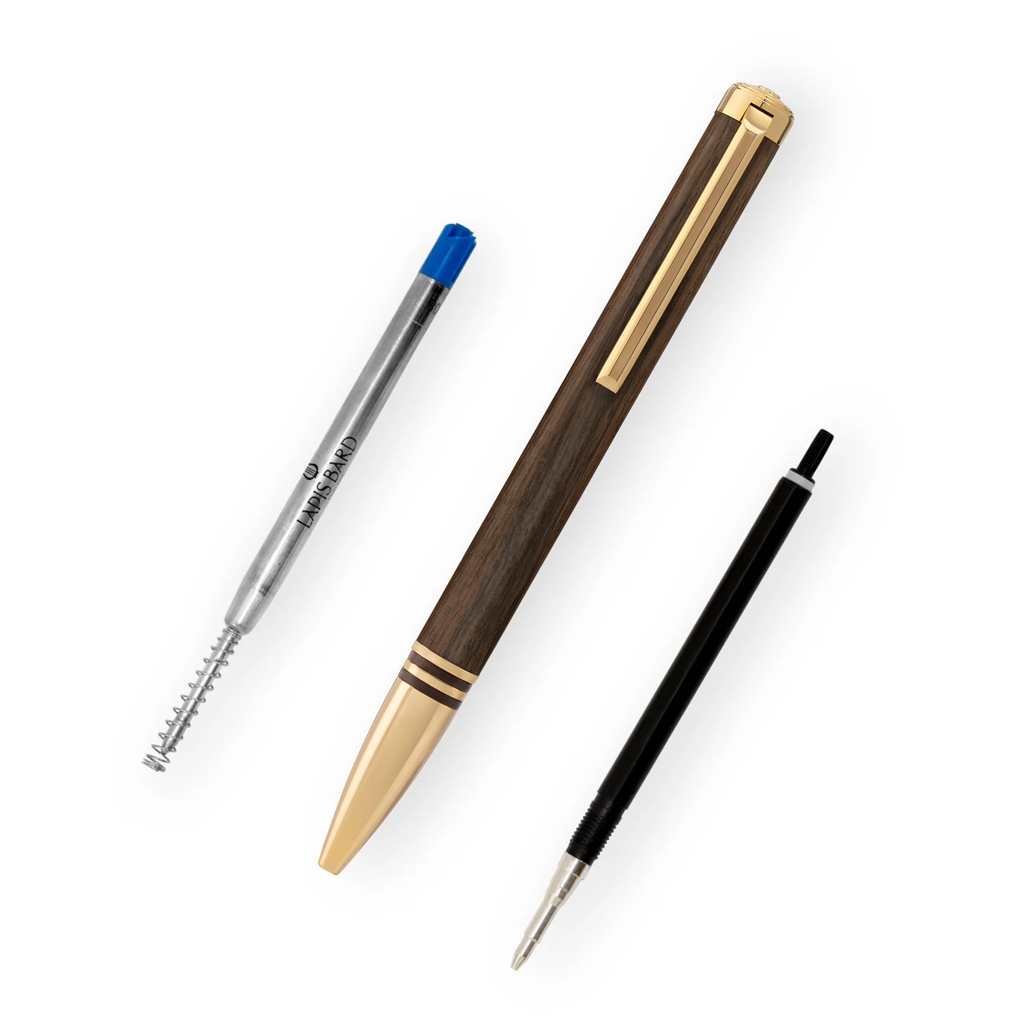 Lapis Bard Torque Hickory Ballpoint Pen