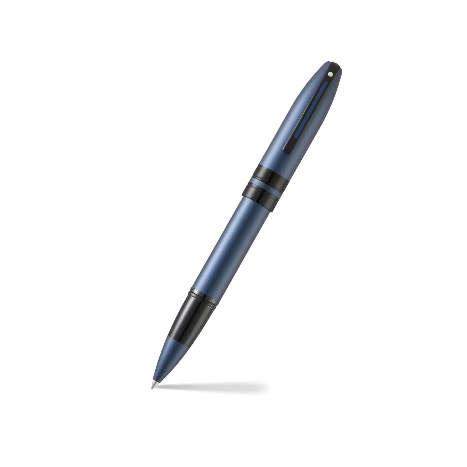 Sheaffer ICON Metalic Blue Rollerball Pen With Gloss Black Trim