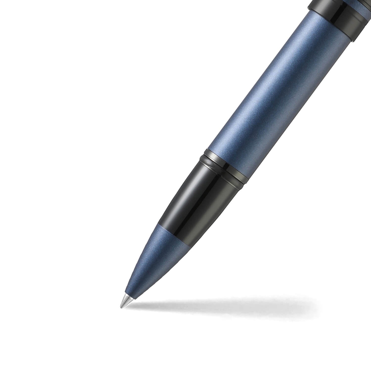 Sheaffer ICON Metalic Blue Rollerball Pen With Gloss Black Trim