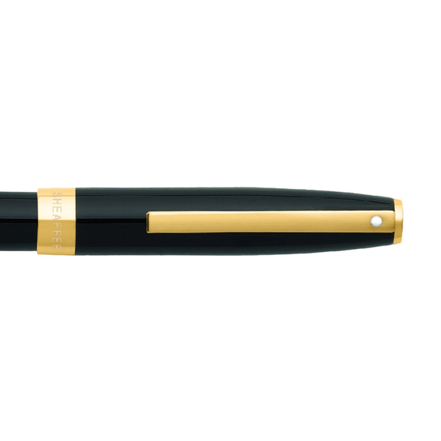 Sheaffer SAGARIS Gloss Black Rollerball Pen With Gold Tone Trim