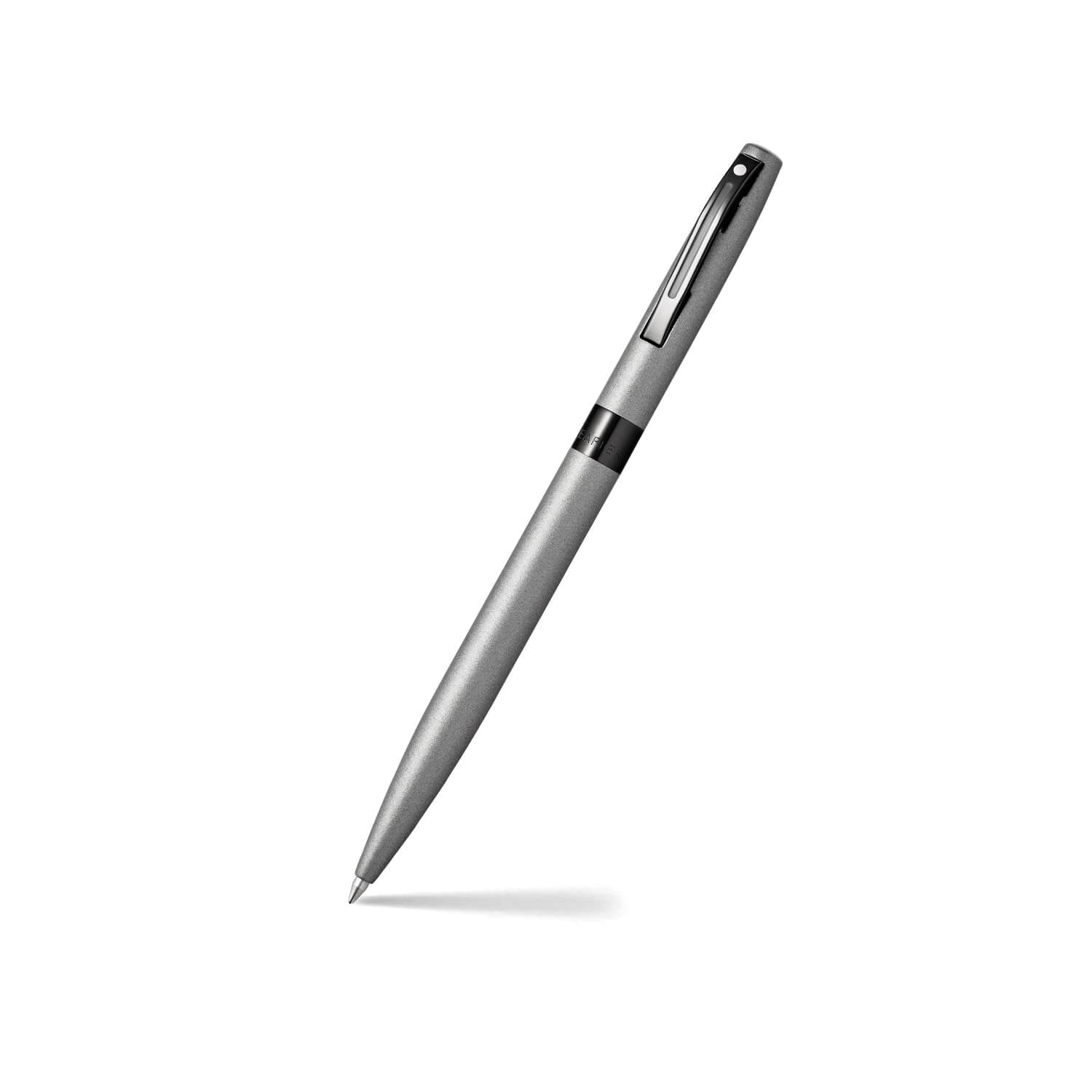 Sheaffer REMINDER Matte Gray Ballpoint Pen With Black PVD Trim