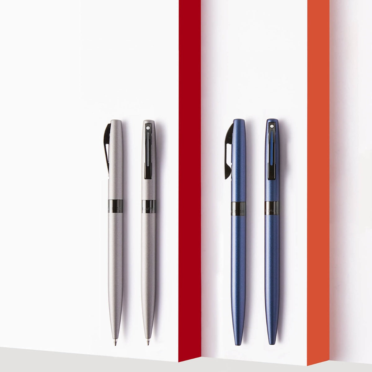 Sheaffer REMINDER Matte Gray Ballpoint Pen With Black PVD Trim