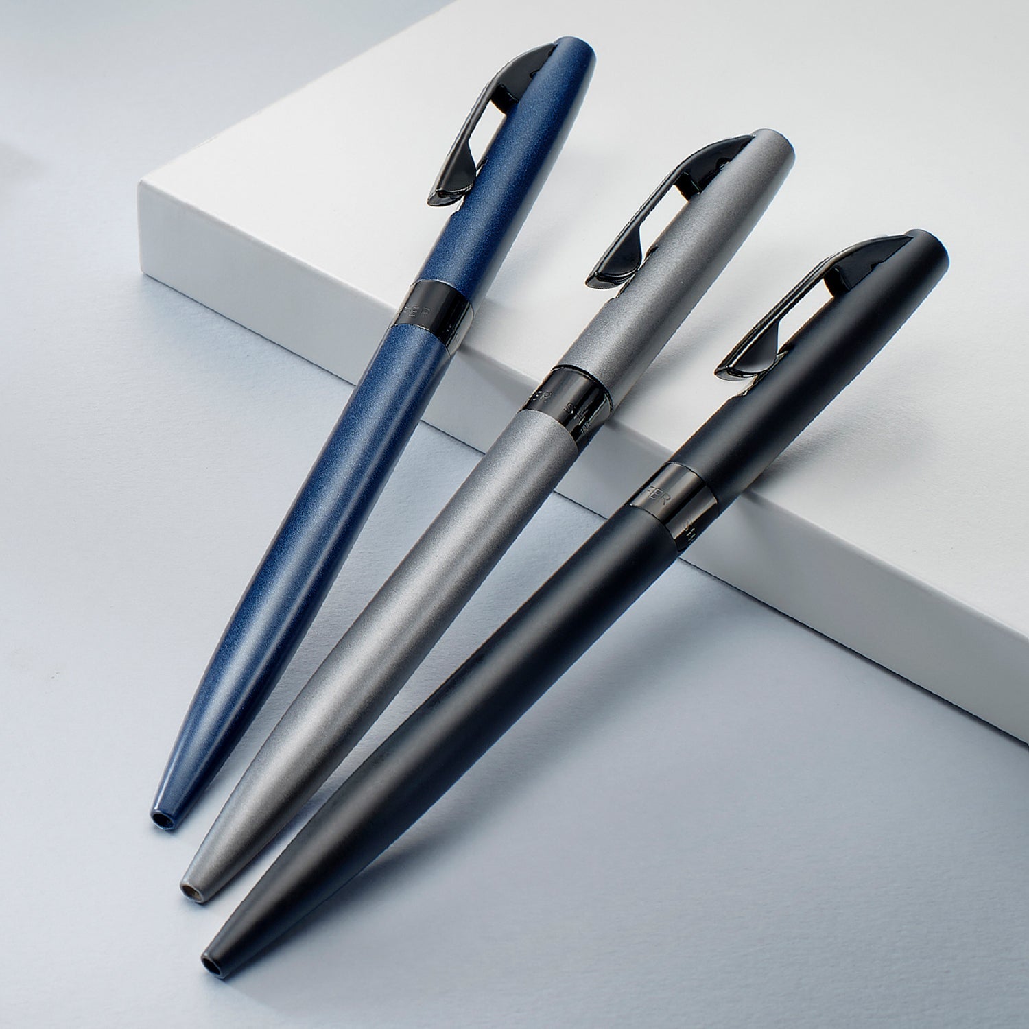 Sheaffer REMINDER  Matte Blue Ballpoint Pen With Black PVD Trim