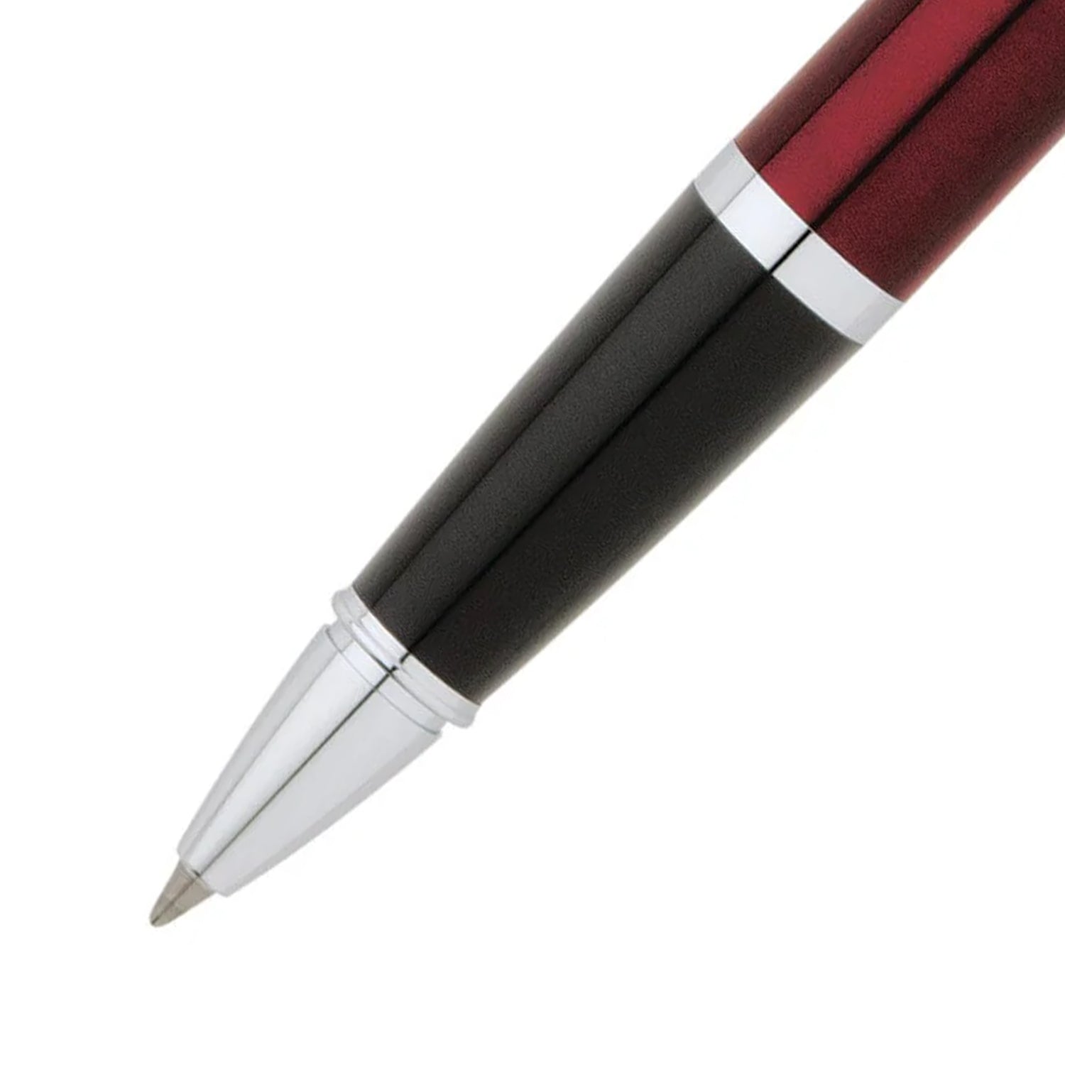 Cross Bailey Selectip Rollerball Pen Red Lacquer With Chrome Trim