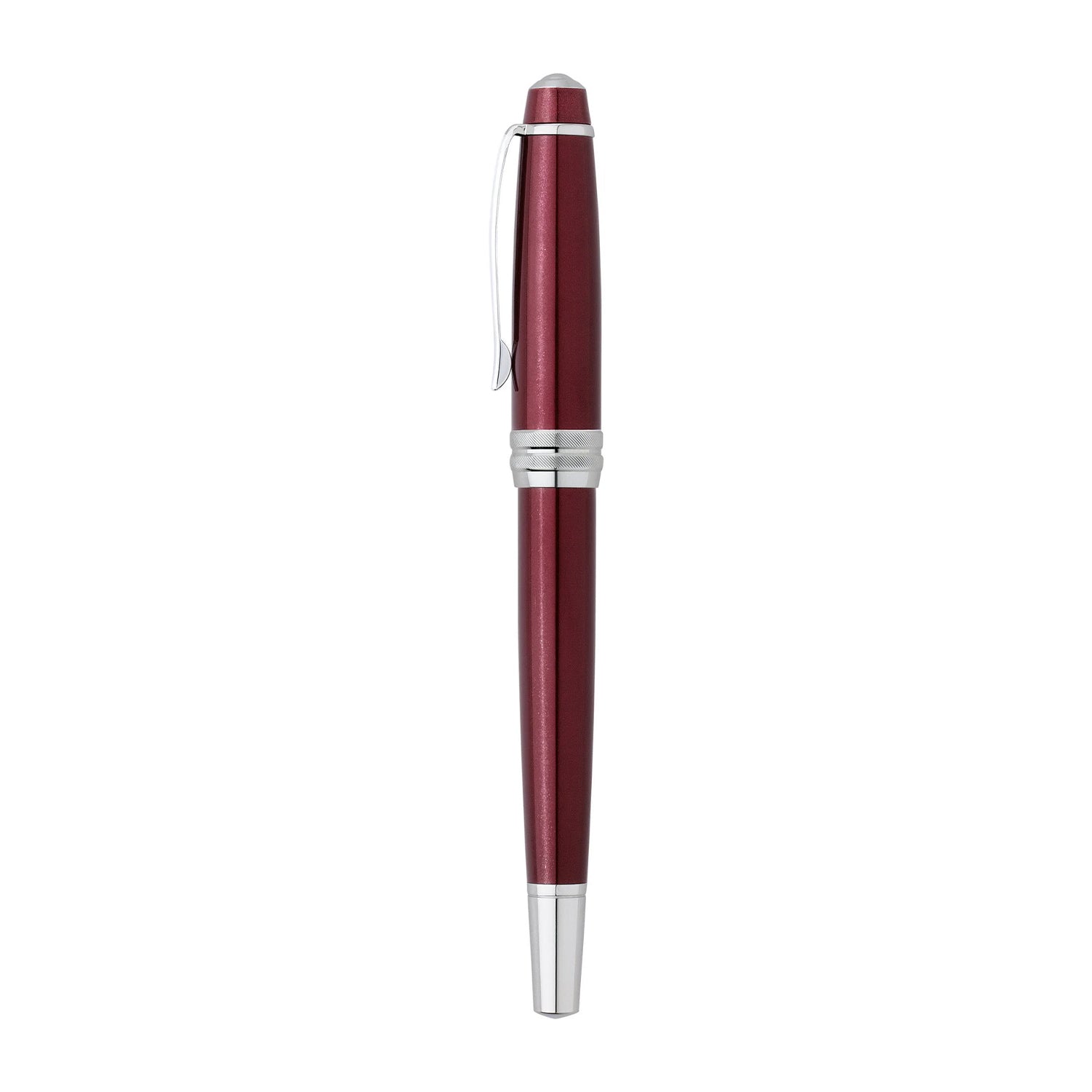 Cross Bailey Selectip Rollerball Pen Red Lacquer With Chrome Trim