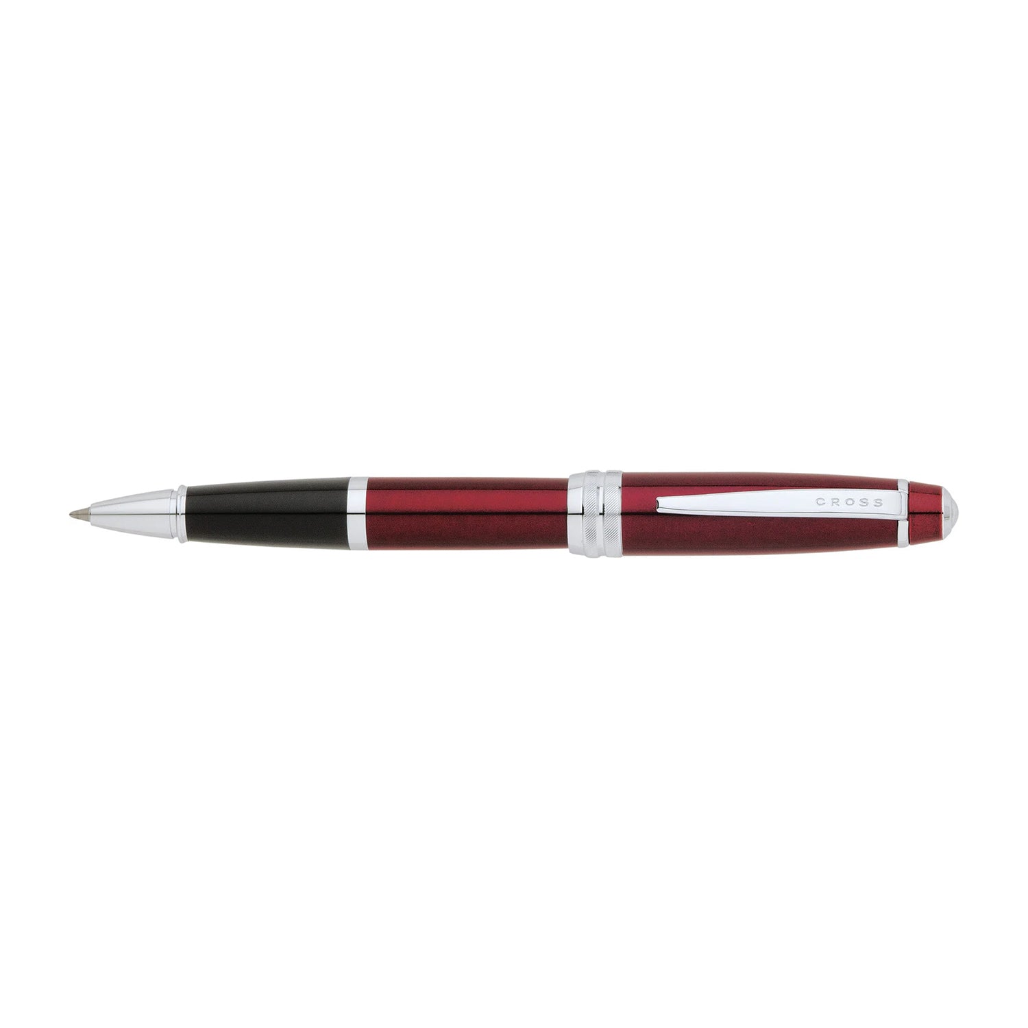 Cross Bailey Selectip Rollerball Pen Red Lacquer With Chrome Trim