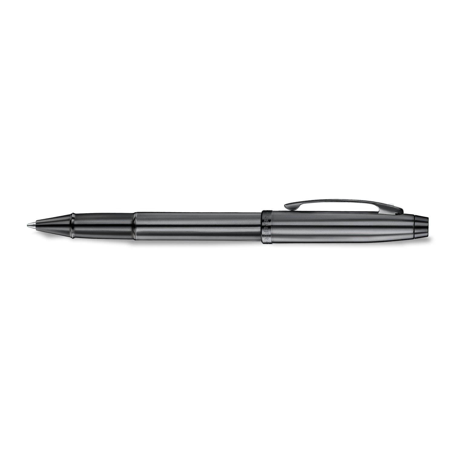 Sheaffer 100 Ionic Gunmetal Grey Rollerball Pen with Shiny PVD Trims