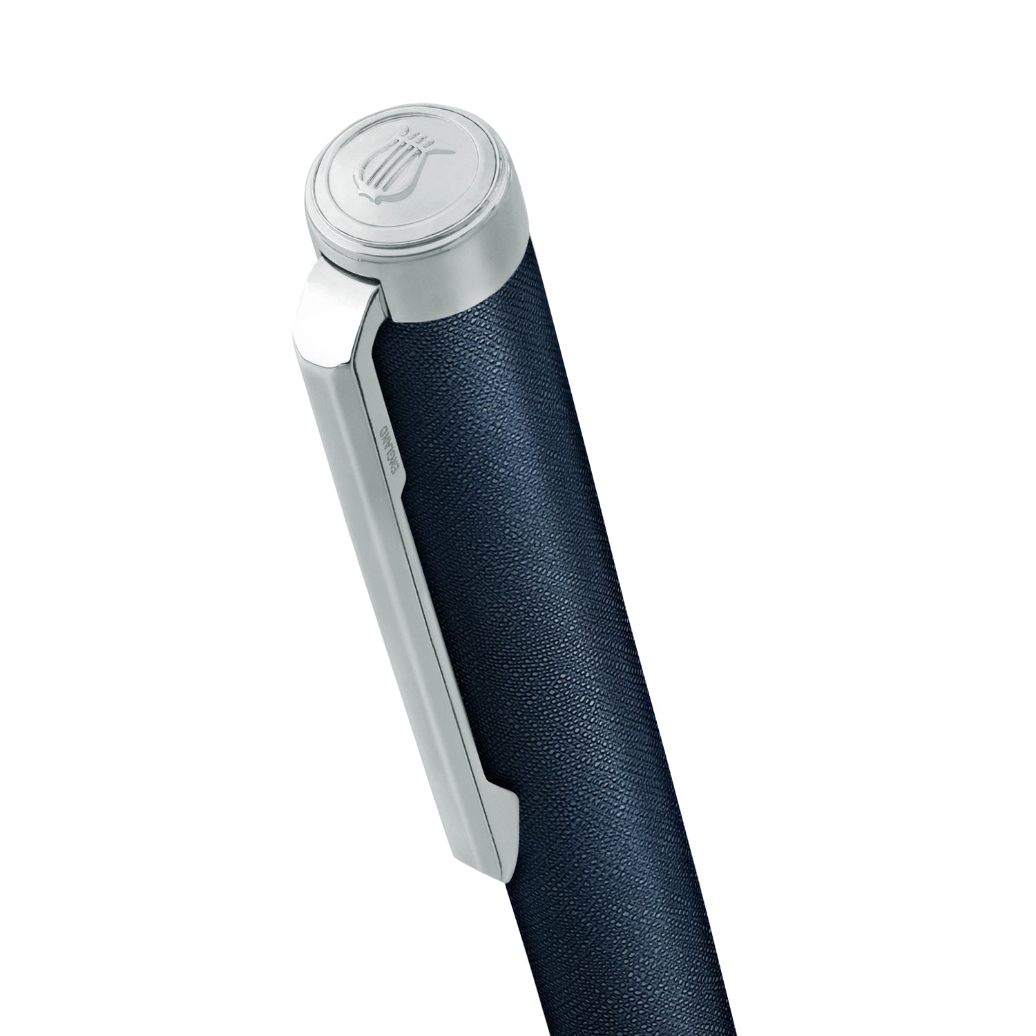 Lapis Bard Torque Artis Leather Navy Ballpoint Pen