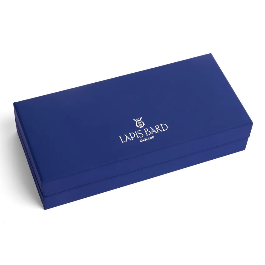 Lapis Bard Torque Artis Leather Navy Ballpoint Pen