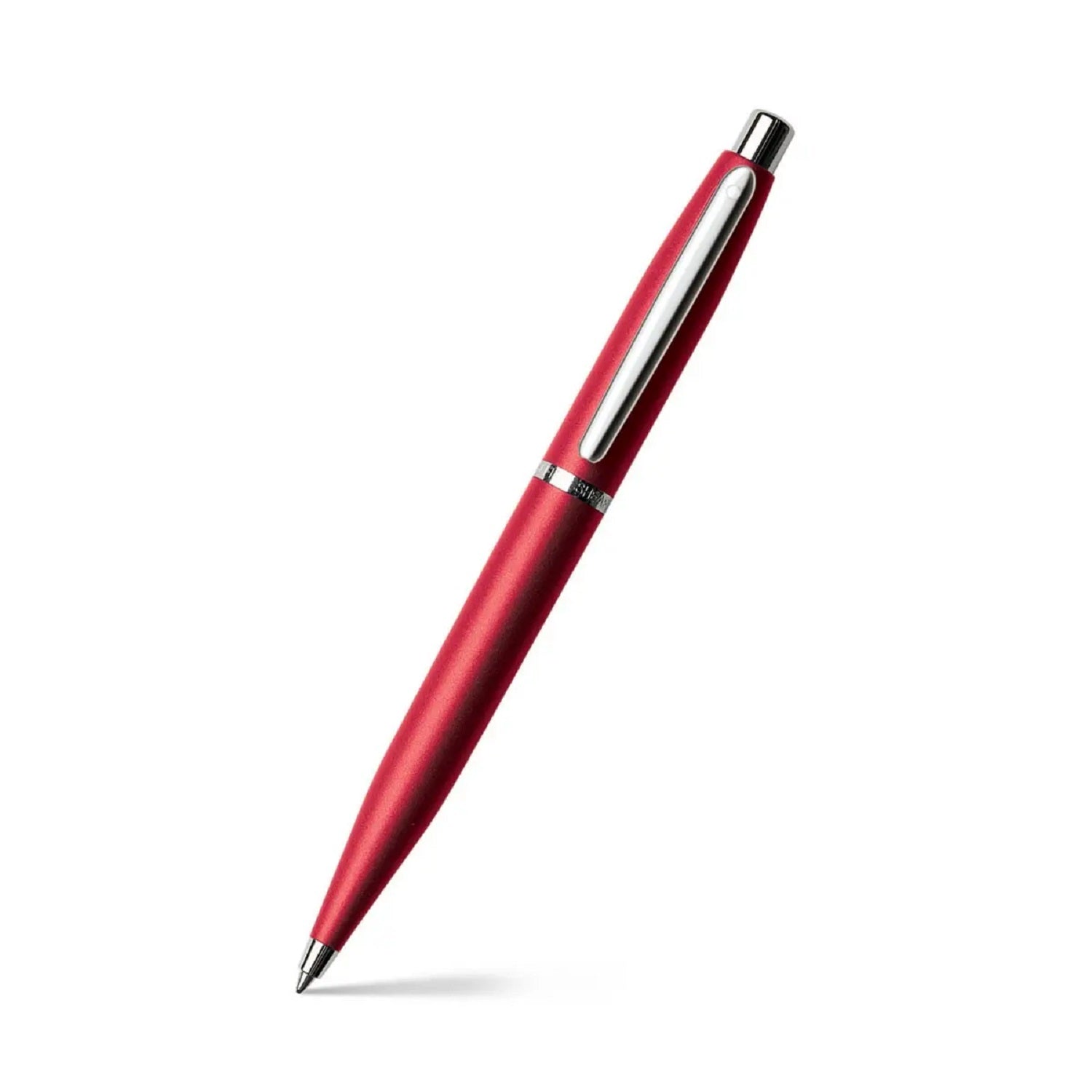 Sheaffer Gift Set ft. Excessive Red VFM  Ballpoint Pen with Chrome Trims and Scarlet Blaze Credit Card Holder