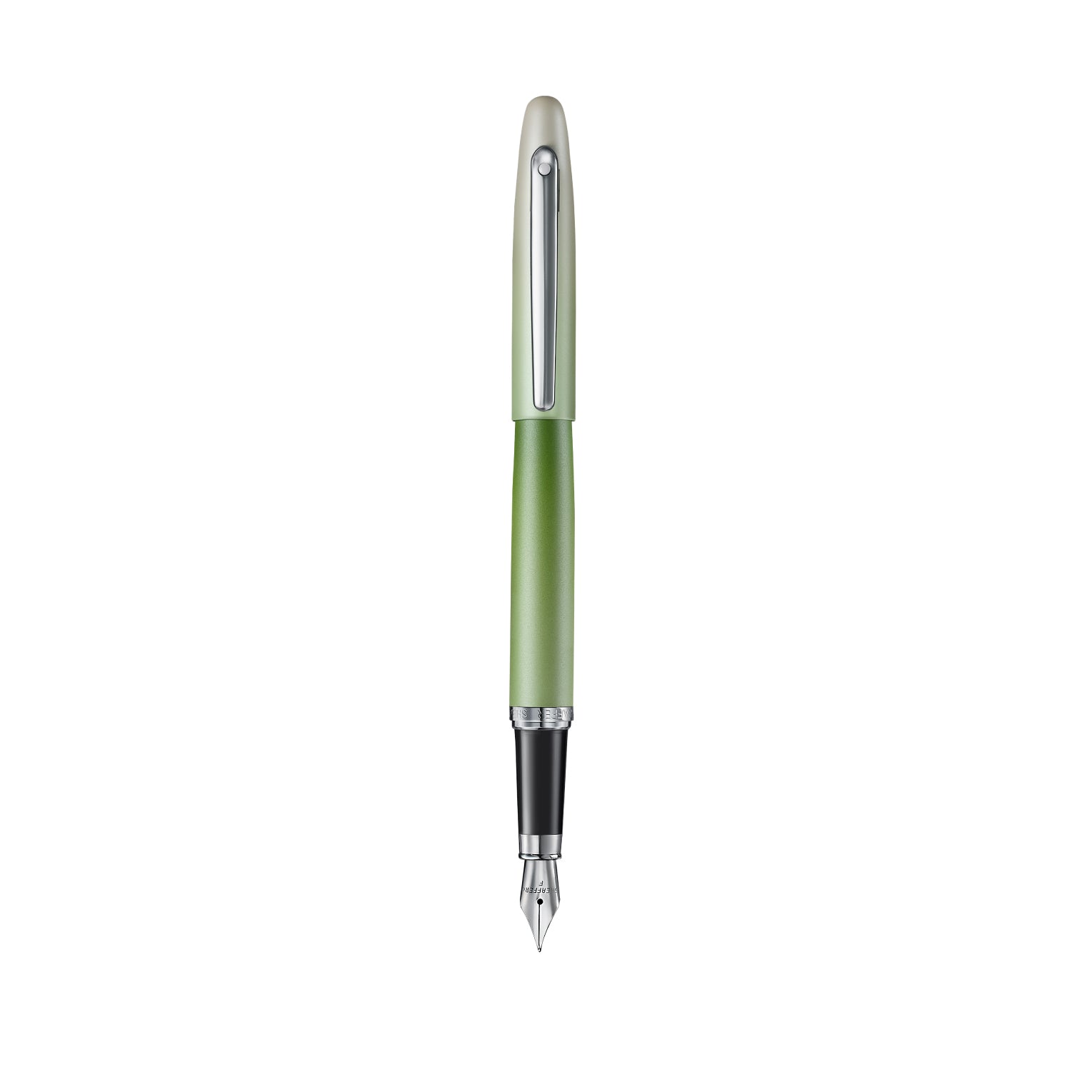 Sheaffer VFM Matcha Edition Green Ombre Gradient Fountain Pen with Chrome-plated Trims