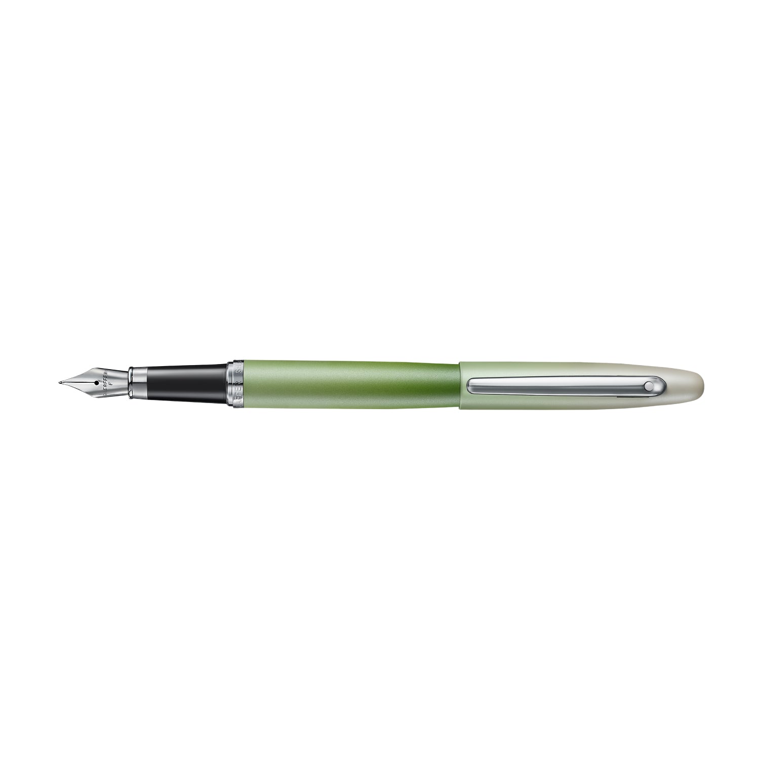 Sheaffer VFM Matcha Edition Green Ombre Gradient Fountain Pen with Chrome-plated Trims