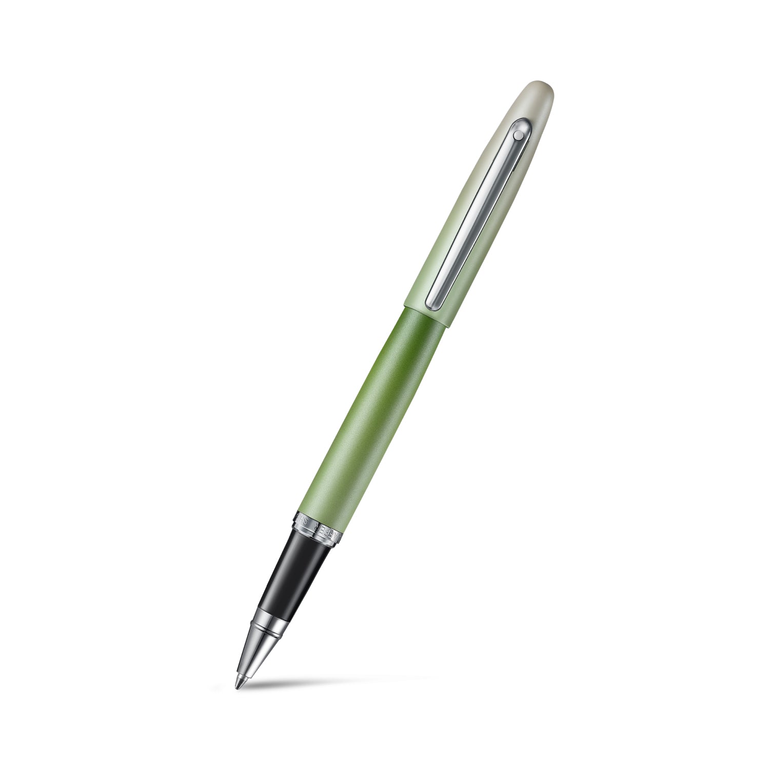 Sheaffer VFM Matcha Edition Green Ombre Gradient Rollerball Pen with Chrome-plated Trims