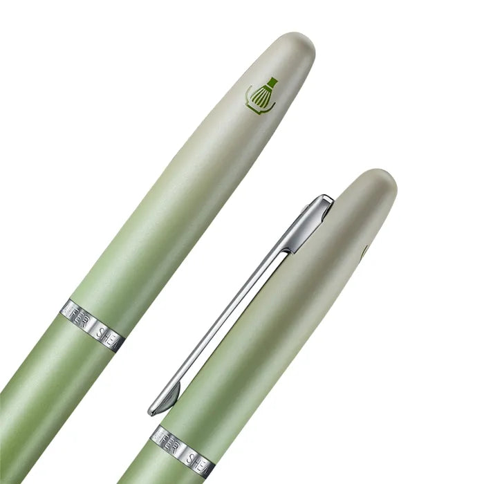 Sheaffer VFM Matcha Edition Green Ombre Gradient Rollerball Pen with Chrome-plated Trims
