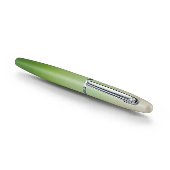Sheaffer VFM Matcha Edition Green Ombre Gradient Rollerball Pen with Chrome-plated Trims