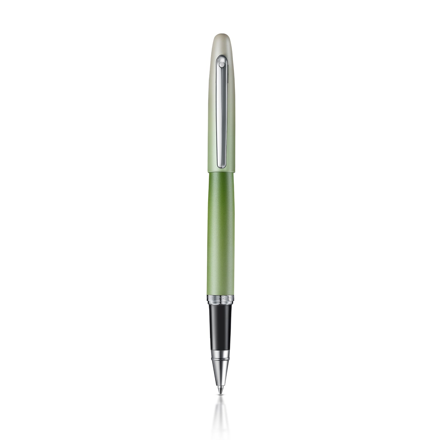 Sheaffer VFM Matcha Edition Green Ombre Gradient Rollerball Pen with Chrome-plated Trims