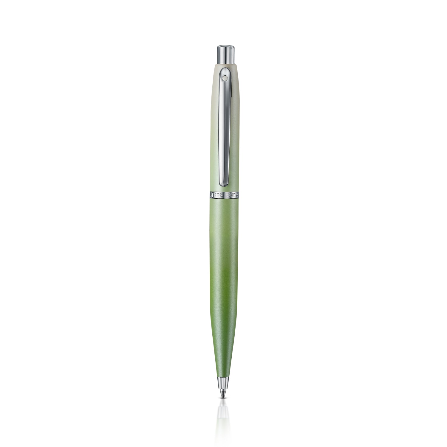 Sheaffer VFM Matcha Edition Green Ombre Gradient Ballpoint Pen with Chrome-plated Trims