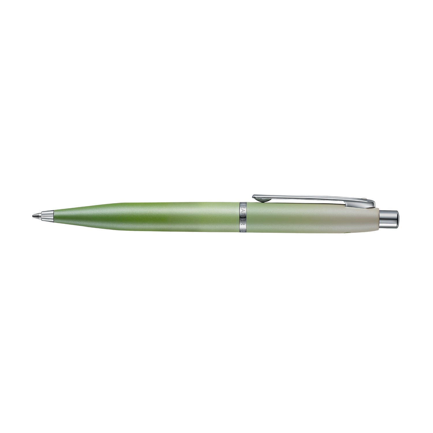 Sheaffer VFM Matcha Edition Green Ombre Gradient Ballpoint Pen with Chrome-plated Trims