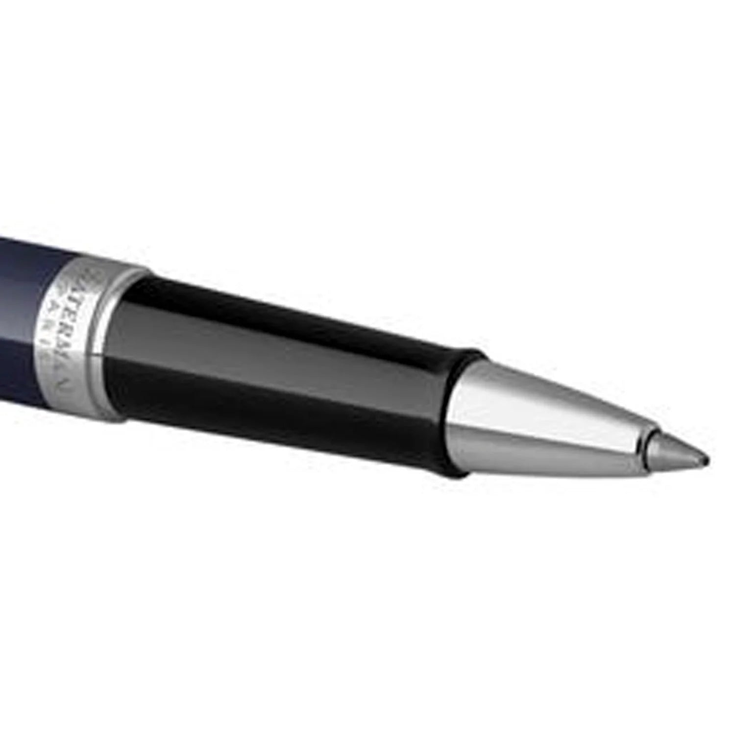 Waterman Hemisphere Rollerball Pen Black & Blue with Chrome Trim