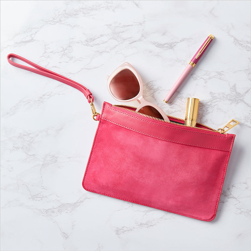 Waterman Hemisphere Colour Block Fountain Pen Pink with Gold Trim