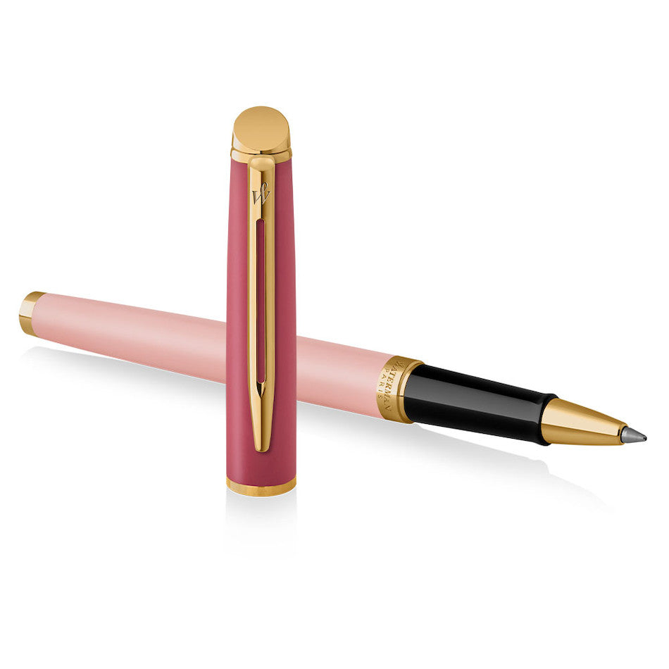 Waterman Hemisphere Rollerball Pen Pink with Gold Trim