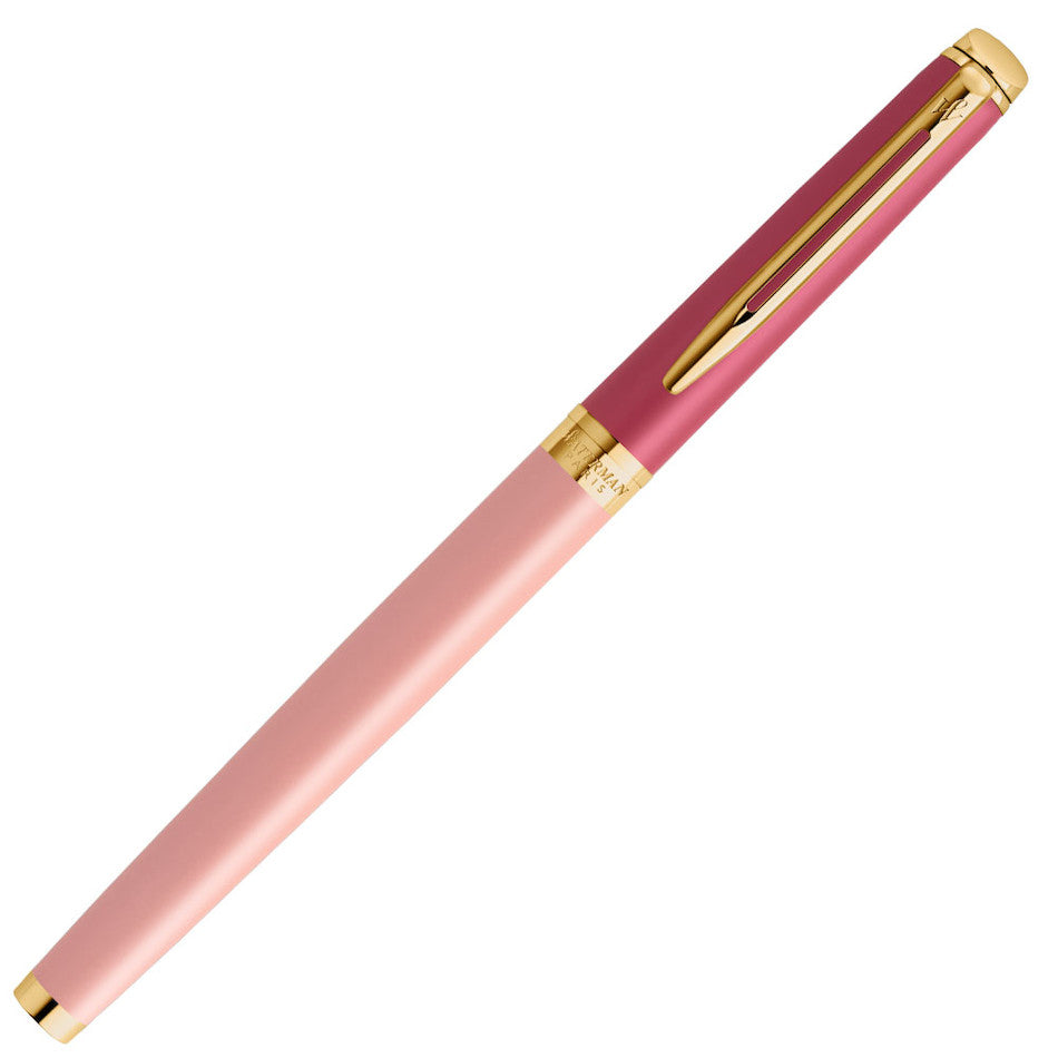 Waterman Hemisphere Rollerball Pen Pink with Gold Trim