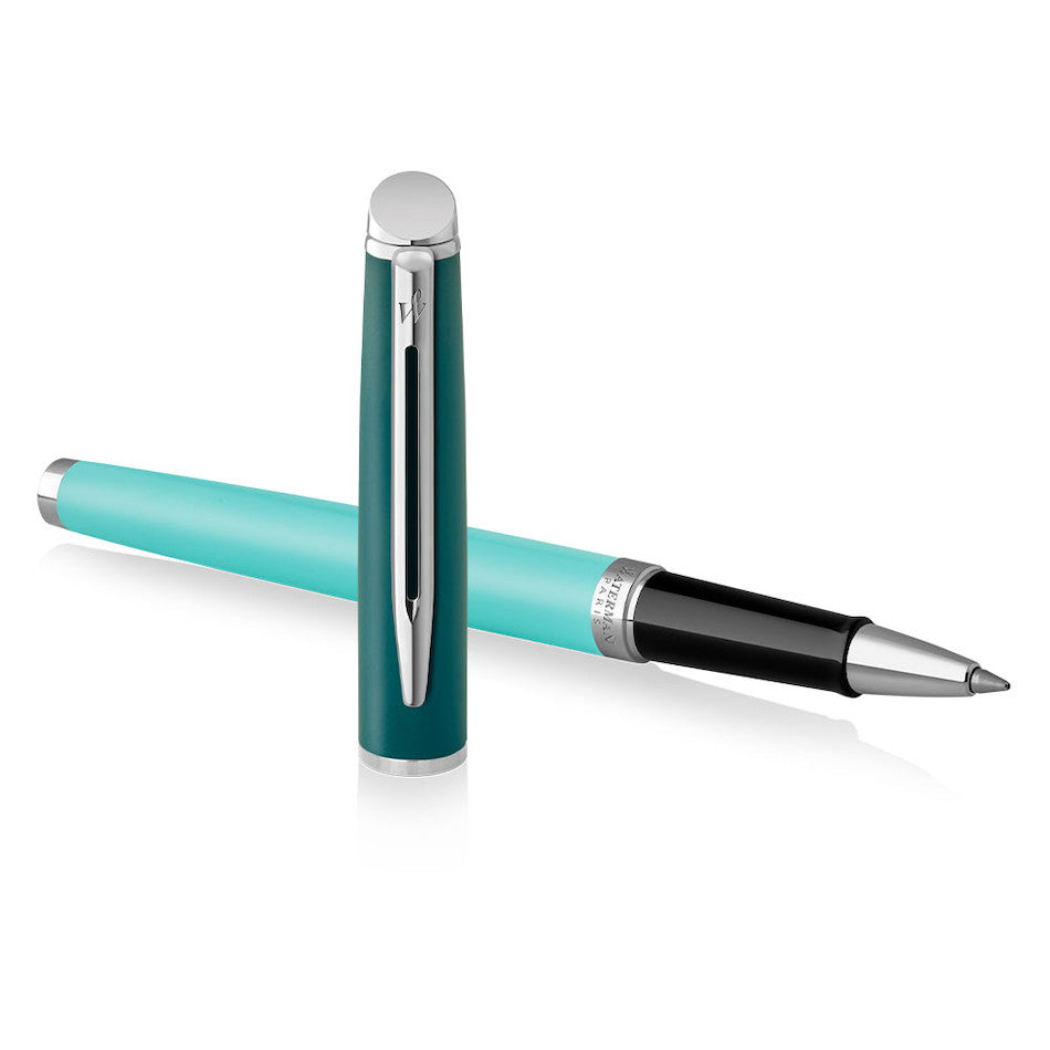 Waterman Hemisphere Rollerball Pen Green with Chrome Trim