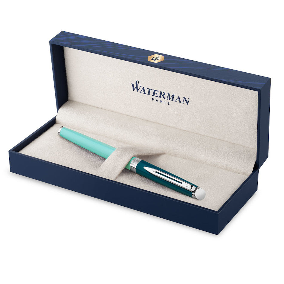 Waterman Hemisphere Rollerball Pen Green with Chrome Trim