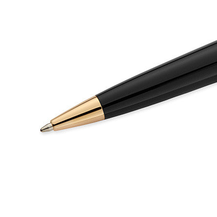 Waterman Expert Ballpoint Pen Black with Gold Trim