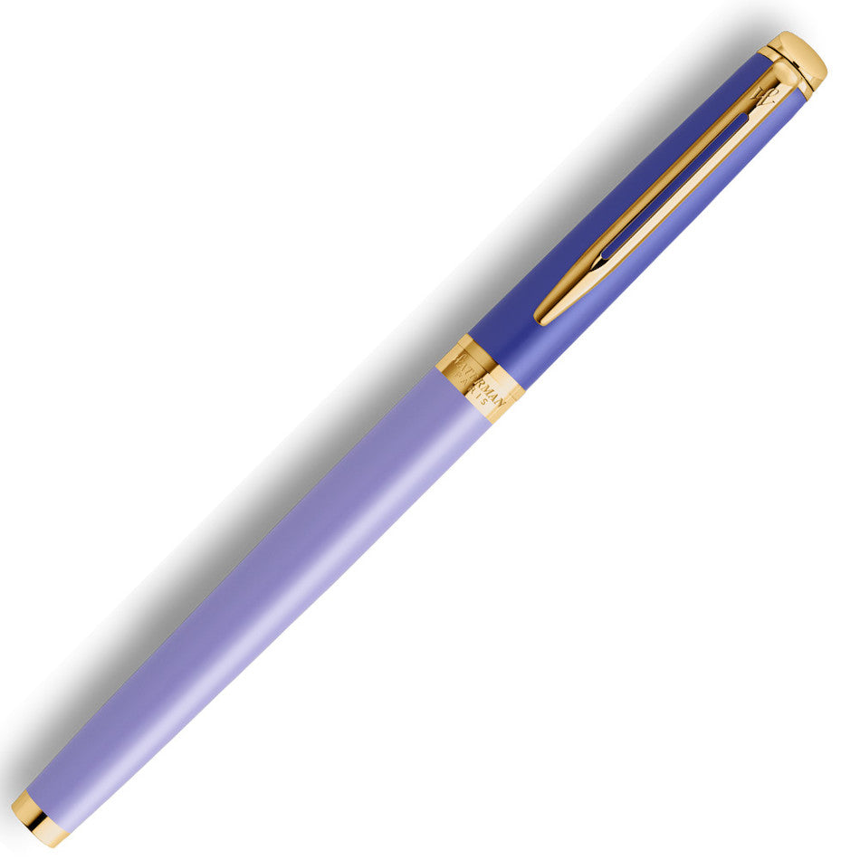 Waterman Hemisphere Colour Block Fountain Pen Purple with Gold Trim