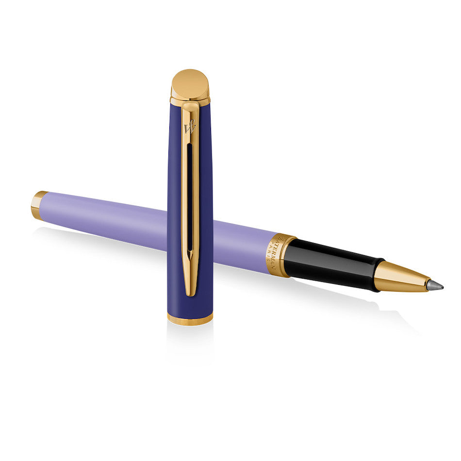 Waterman Hemisphere Rollerball Pen Purple with Gold Trim