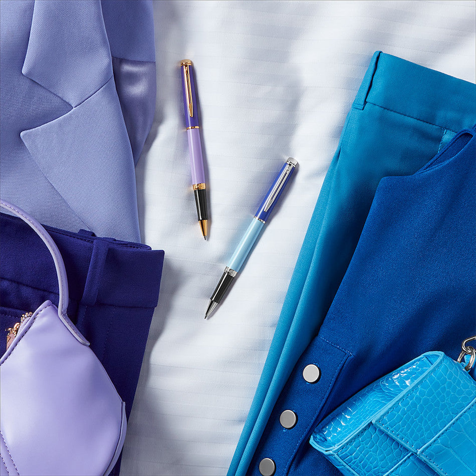 Waterman Hemisphere Rollerball Pen Purple with Gold Trim