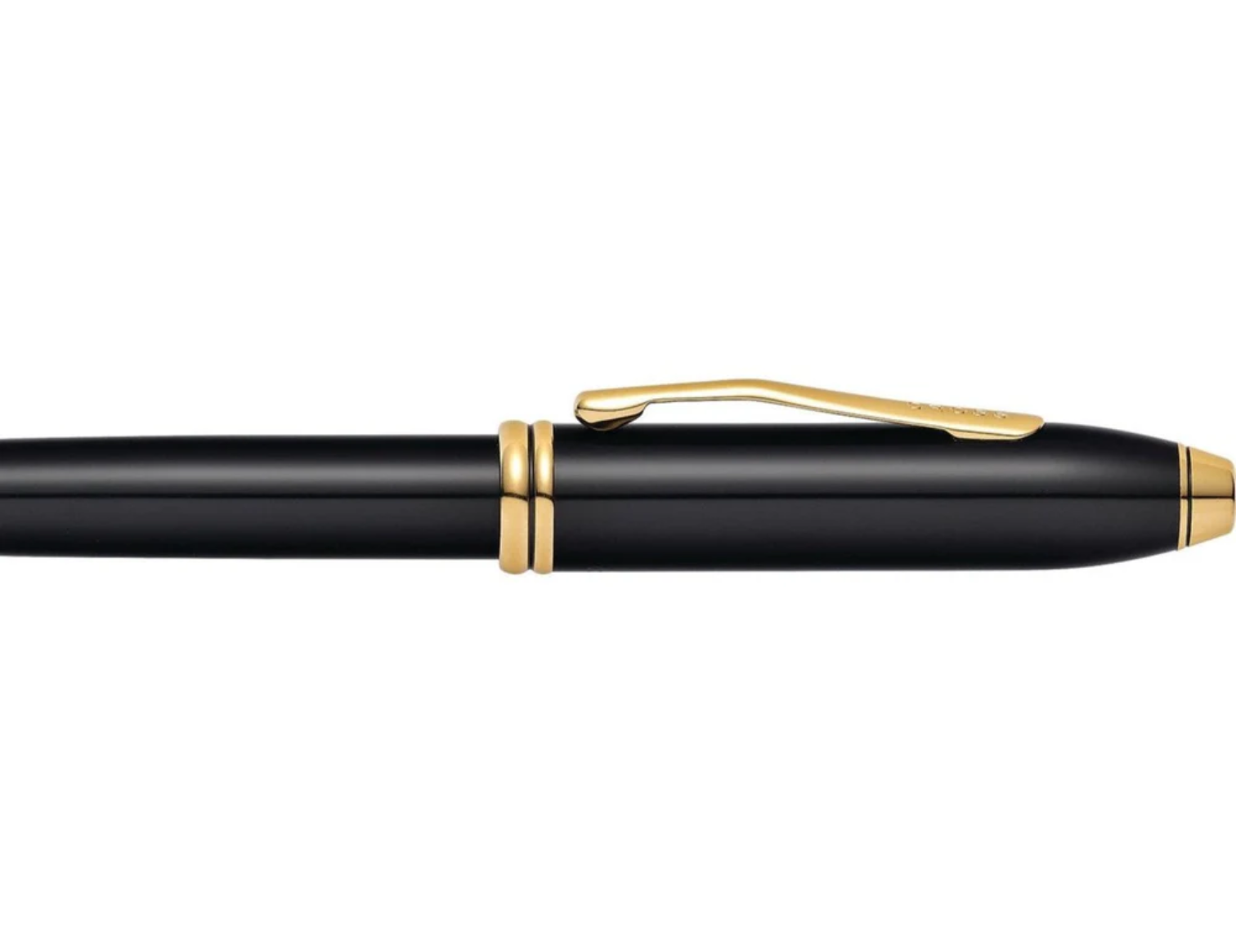 Cross Townsend Selectip Rollerball Pen Black Lacquer Gold Trim