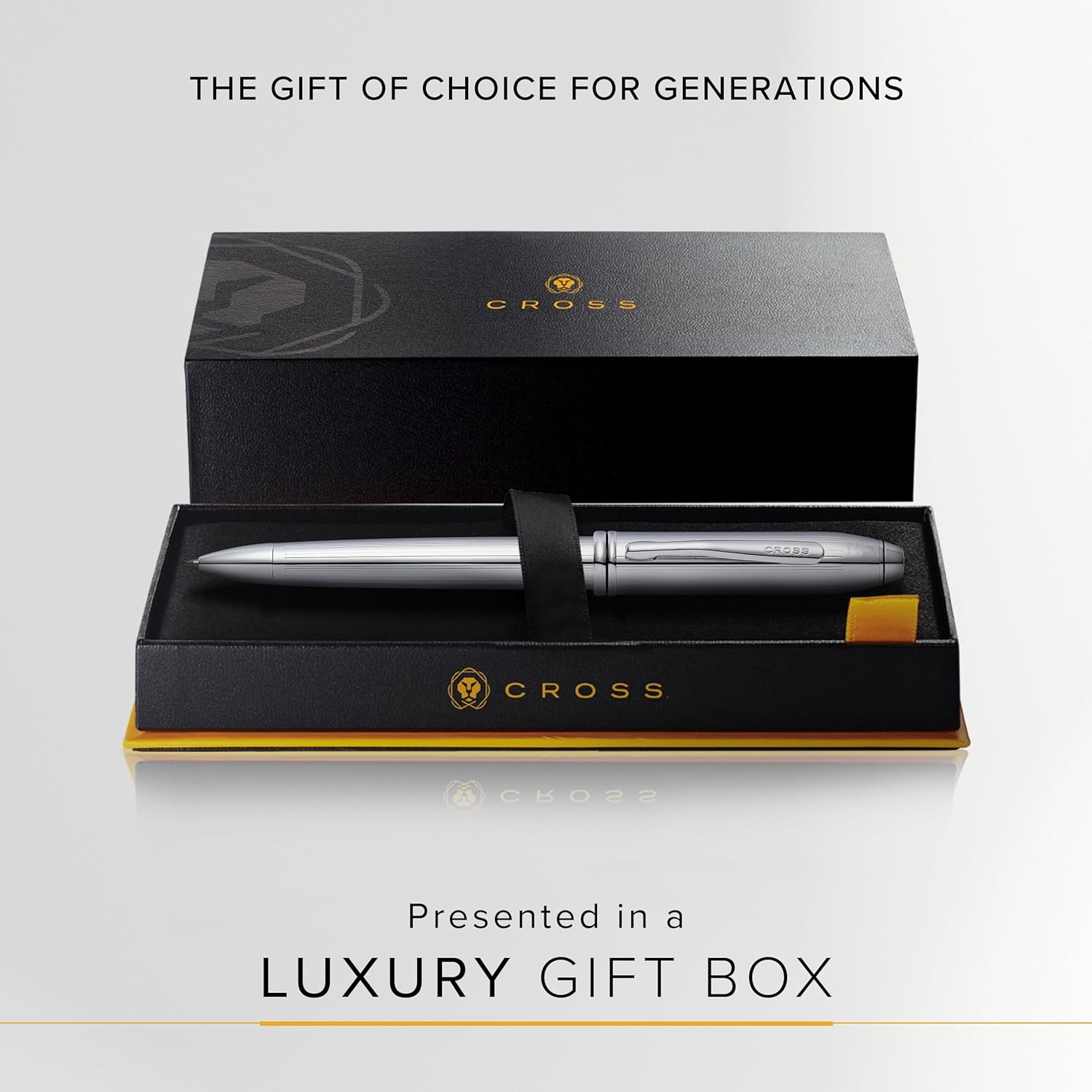 Cross Townsend Ballpoint Pen Lustrous Chrome