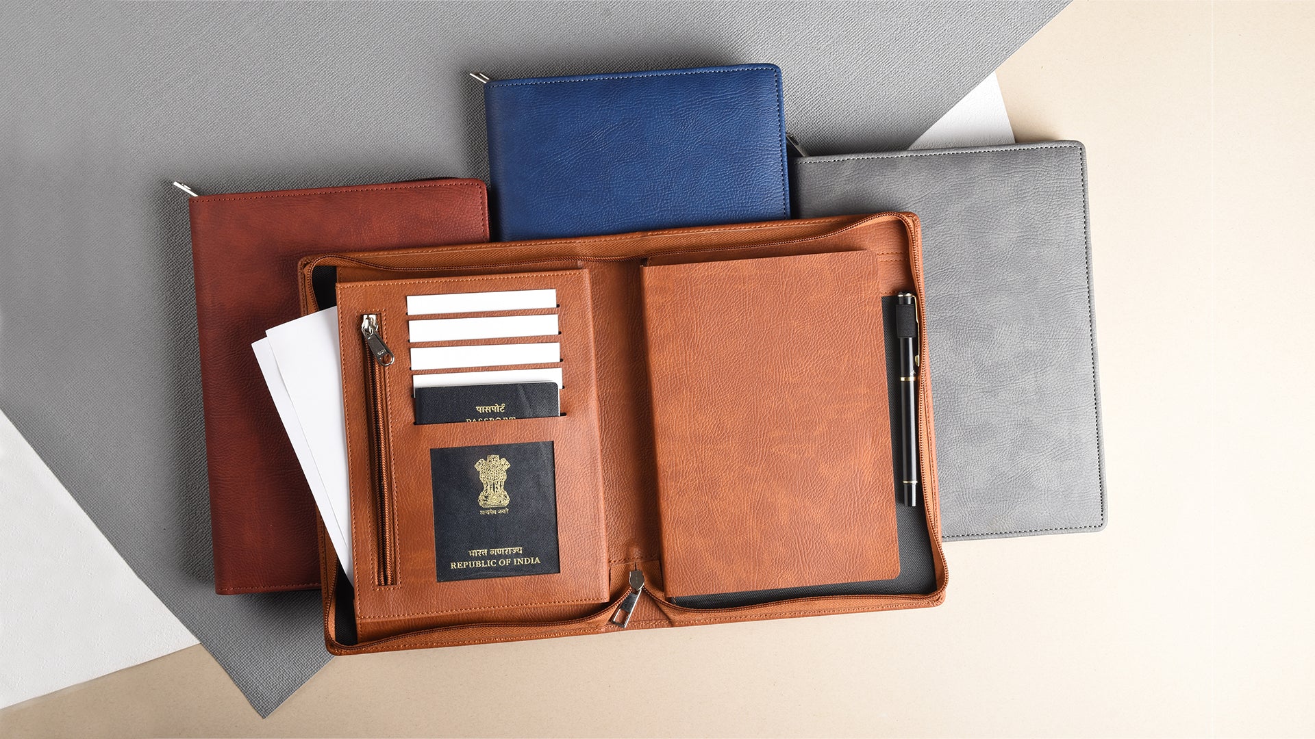 Scholar Vivant Folder Maroon Notebook - A5, Ruled