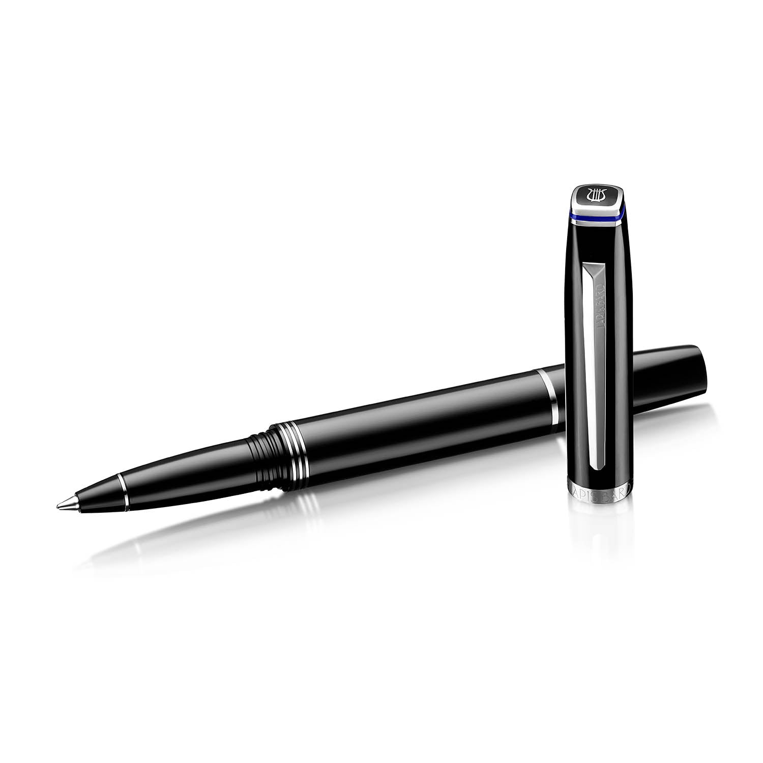 Lapis Bard Contemporary Black Rollerball Pen