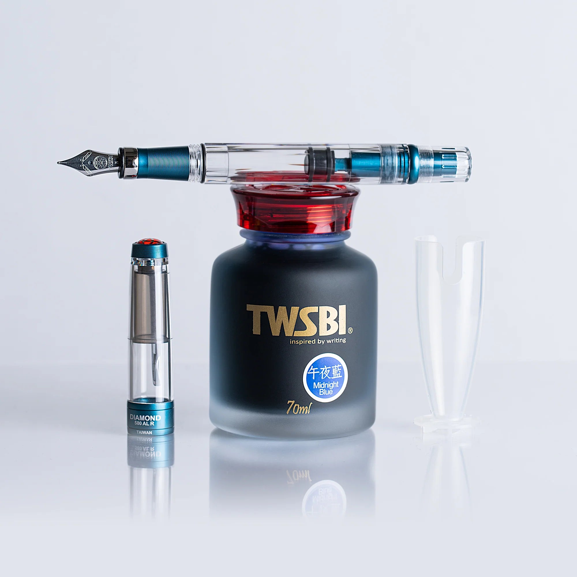 TWSBI Diamond 580 ALR Prussian Blue Fountain Pen