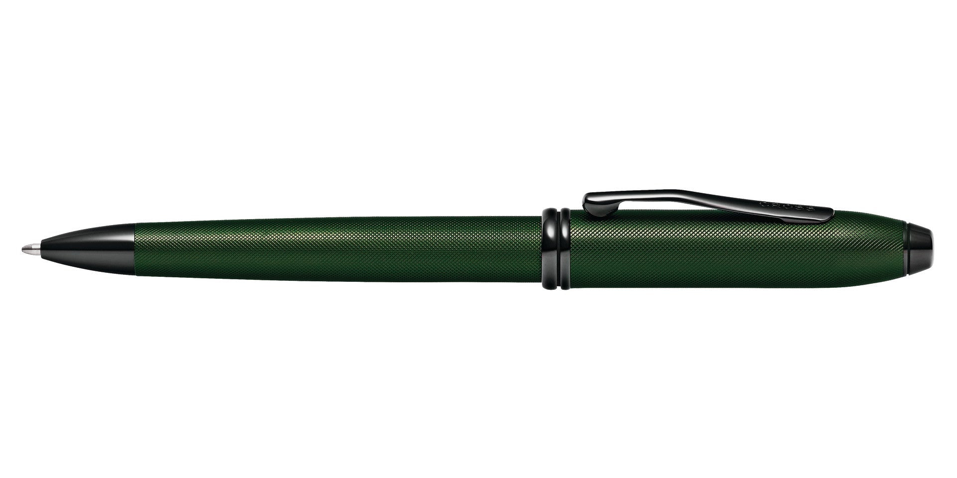 Cross Townsend Matte Green PVD Micro-knurl Ballpoint Pen