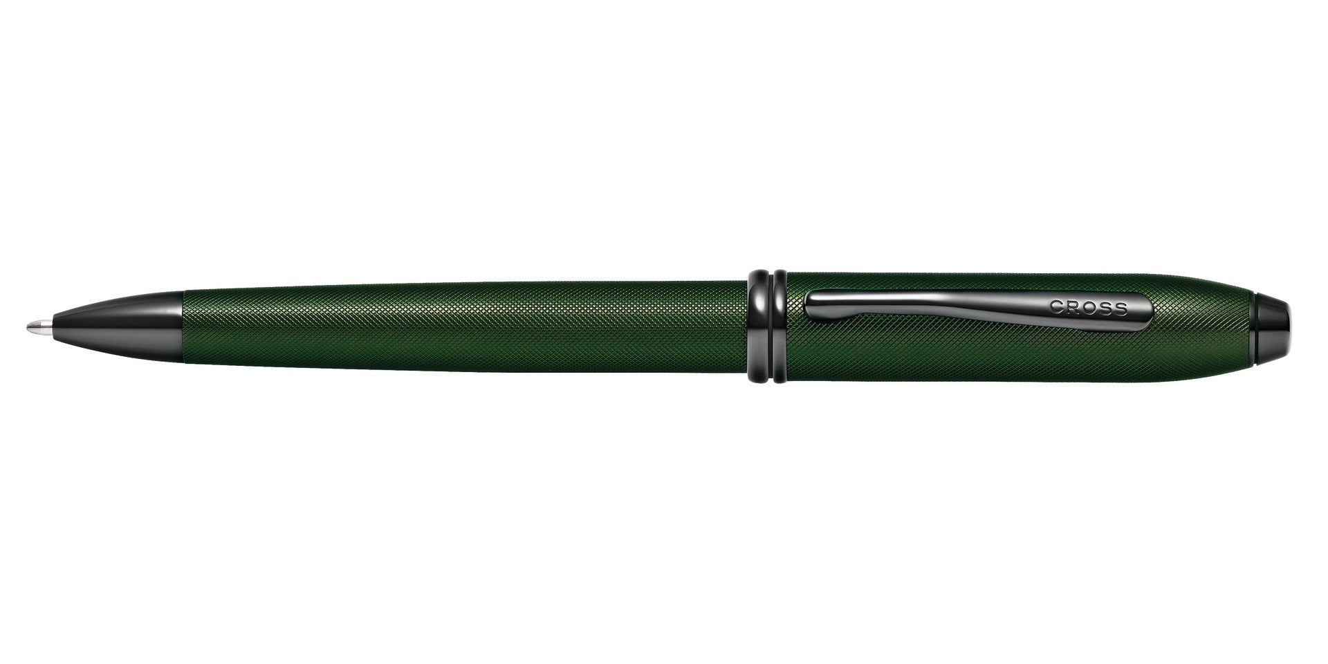 Cross Townsend Matte Green PVD Micro-knurl Ballpoint Pen