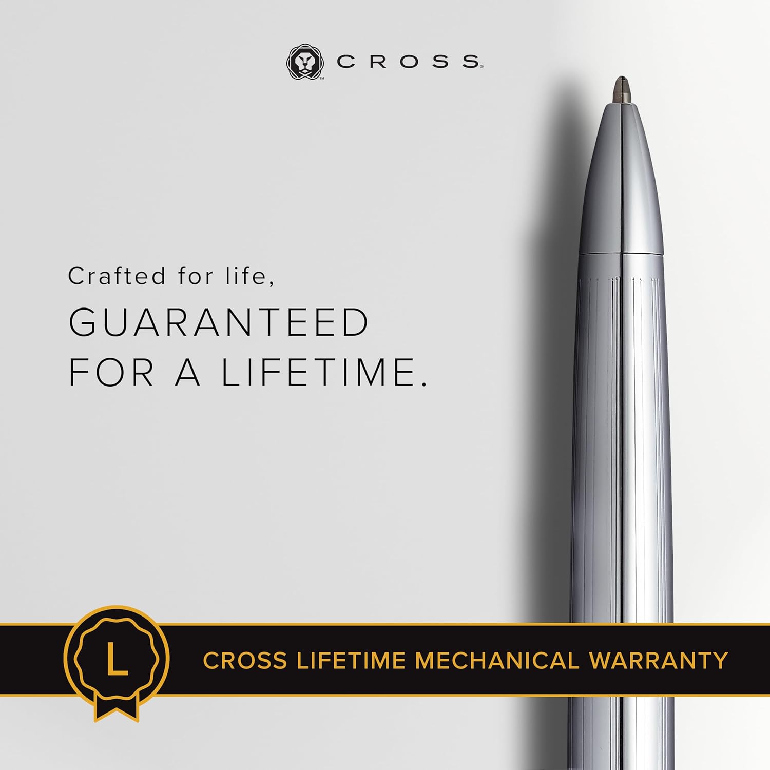 Cross Townsend Ballpoint Pen Lustrous Chrome