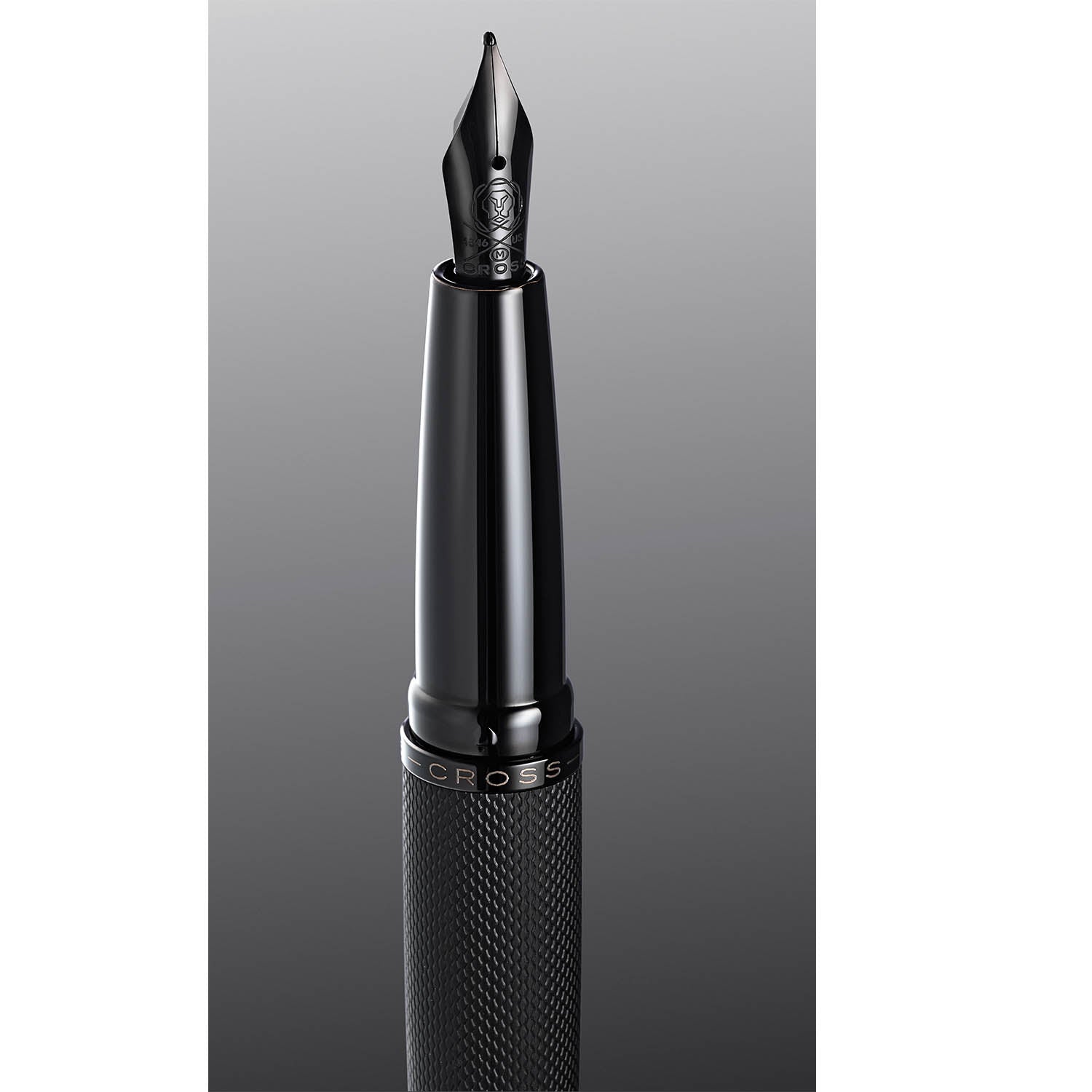 Cross ATX Fountain Pen Brushed Black