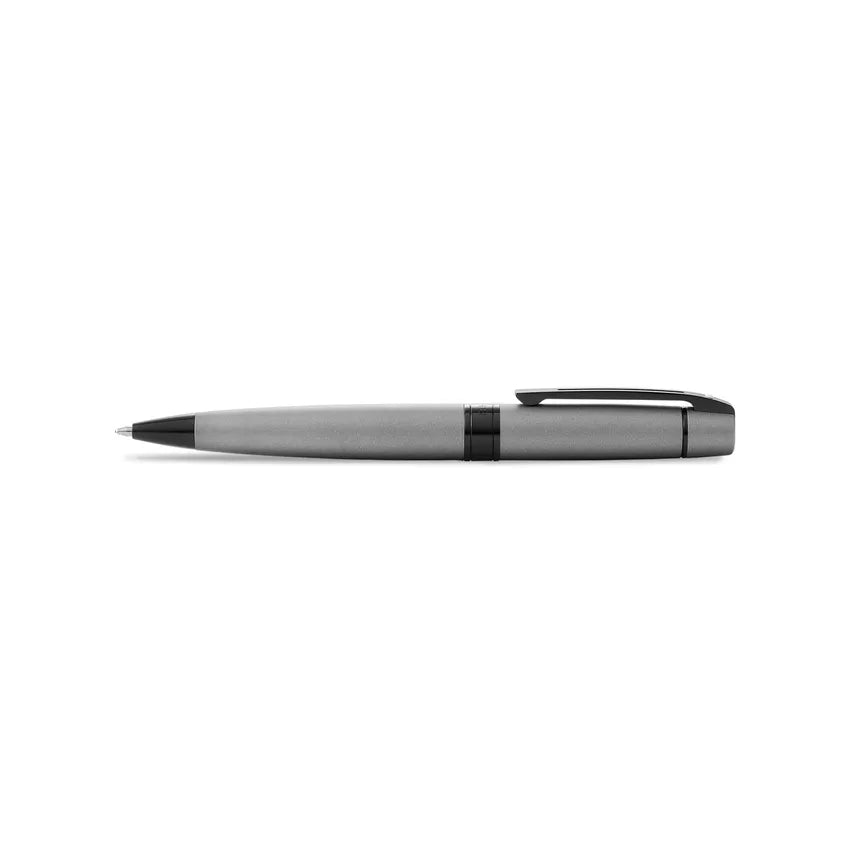 Sheaffer 300 Ballpoint Pen Matte Grey Lacquer with Polished Black Trim